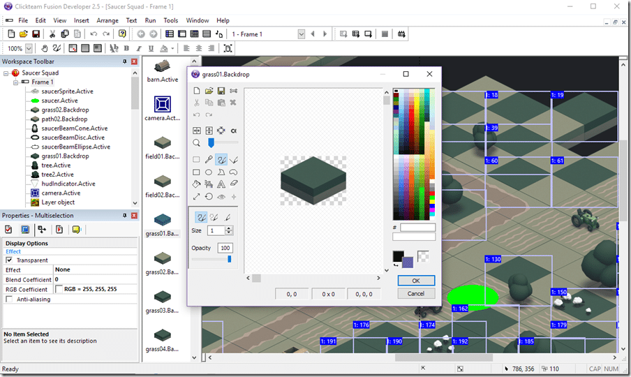Clickteam Fusion Frame Editor